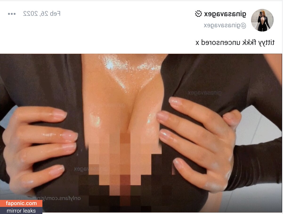 Gina Savage, Ginasavagex, https: Nahé úniky OnlyFans Fotka #26